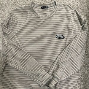 Shein Striped Oversized Long Sleeve